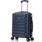 RAYKONG Maleta de Cabina 55x40x20cm Policarbonato (40L) semirígida Trolley pequeño Equipaje de Mano 4 Ruedas giratorios a 360º Cierre numérico-Azulmarino
